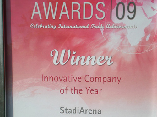 StadiArena wins 2 UKTI Awards